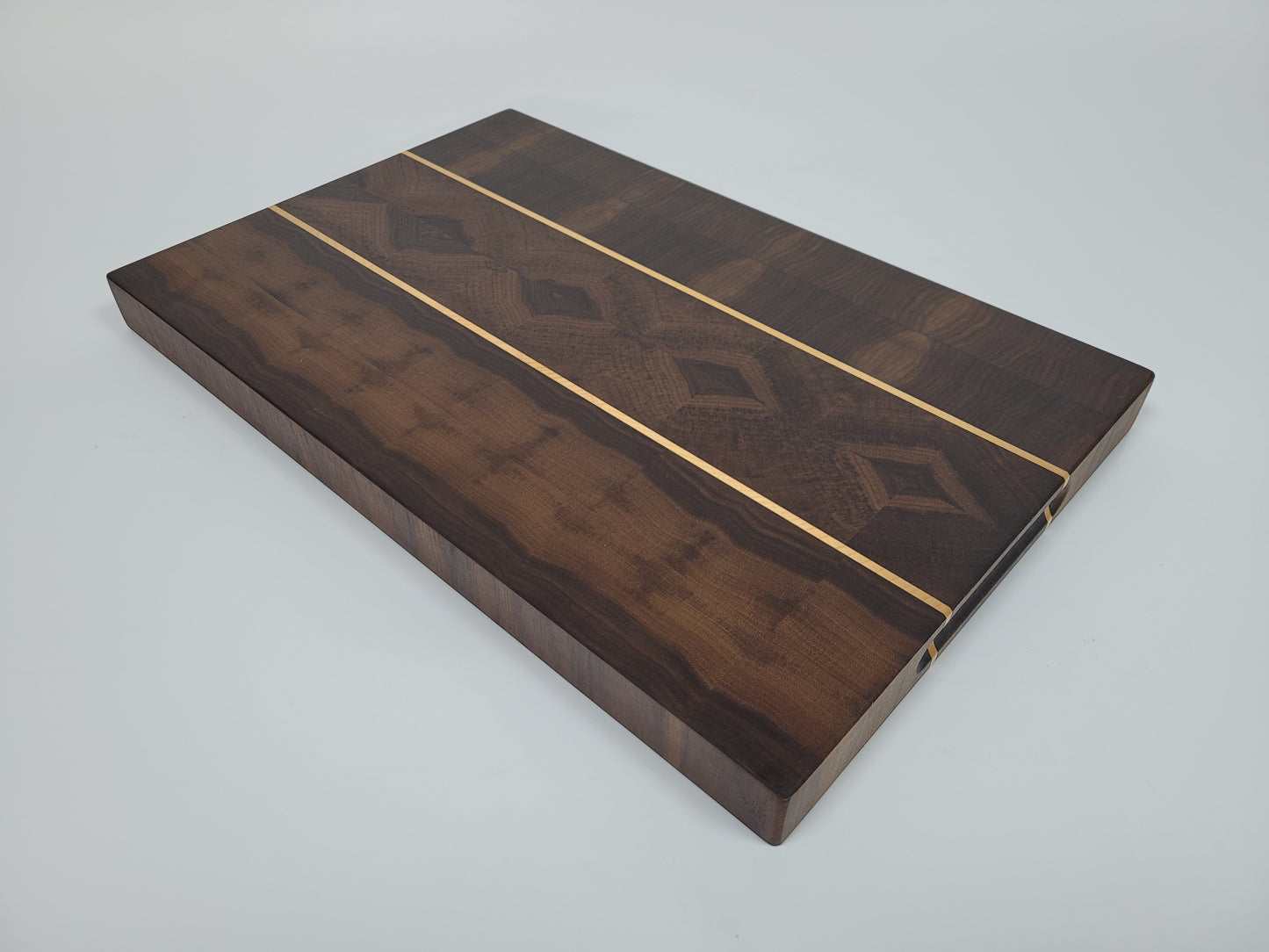 Schneidebrett (Horizontal-Streifen) Ahorn-Nuss