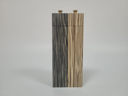 Salz- und Pfeffermühlen Set (Zebrano)