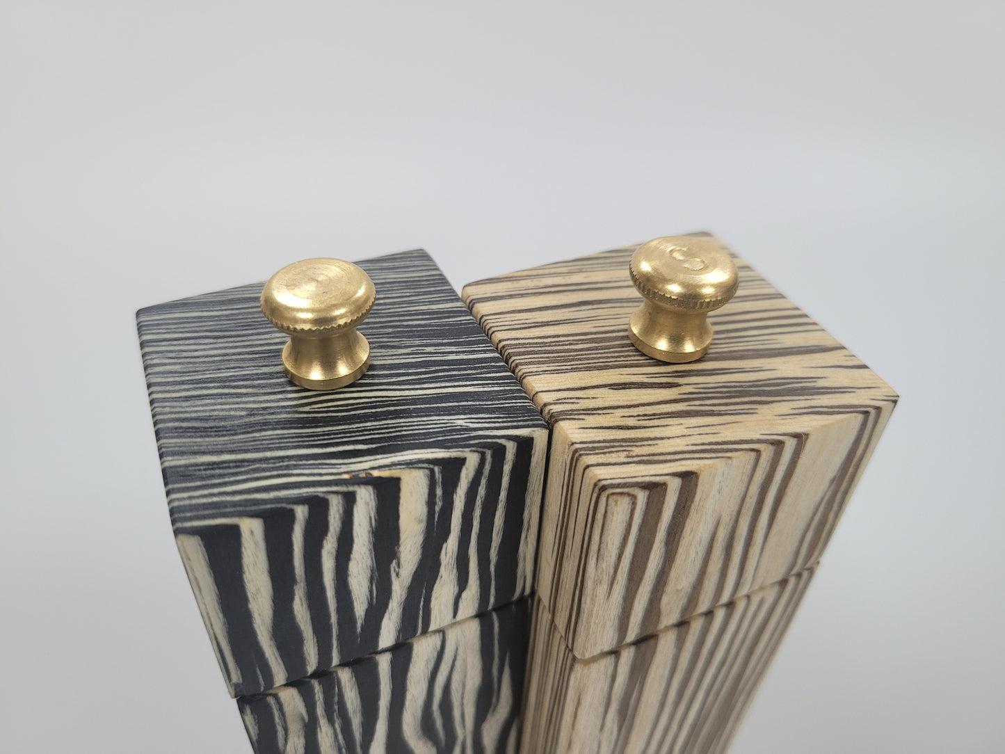 Salz- und Pfeffermühlen Set (Zebrano)