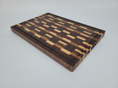 Schneidebrett Muster (Nussbaum, Ahorn, Kirsche, Amaranth)