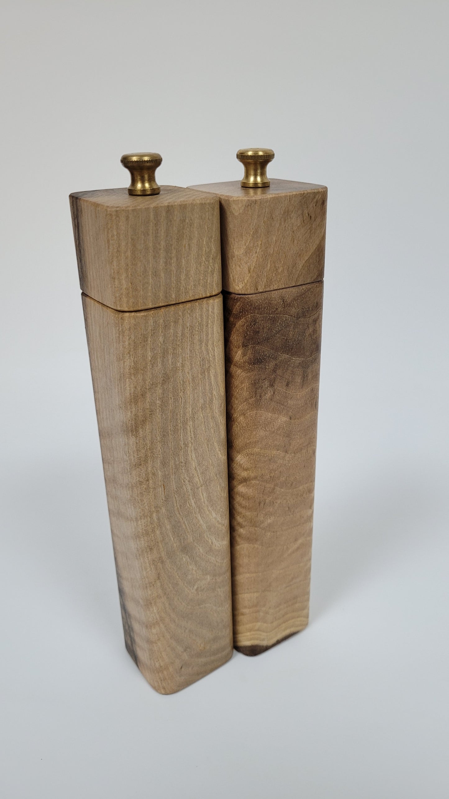 Salz und- Pfeffermühle Set heimischer Nussbaum #1