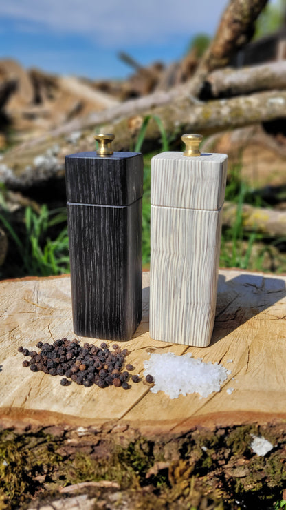 Salz- und Pfeffermühlen Set (Birke Maser Saraifo)