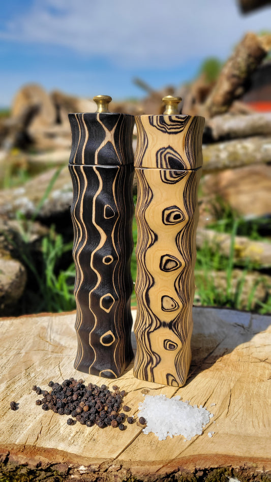 Salz- und Pfeffermühlen Set (Makassar Saraifo)