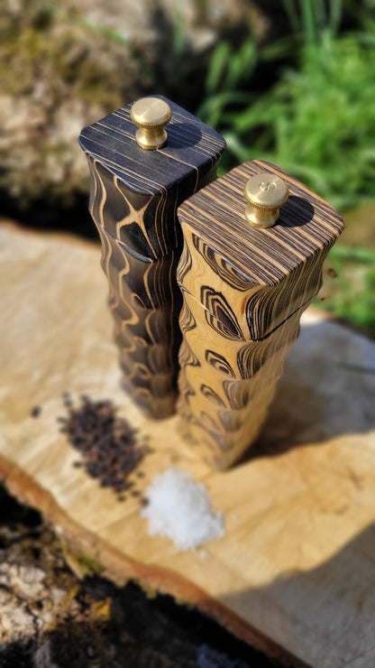 Salz- und Pfeffermühlen Set (Makassar Saraifo)