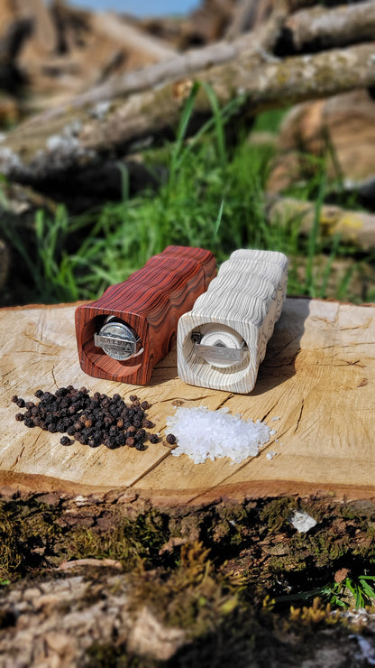 Salz- und Pfeffermühlen Set (Saraifo Cocobolo und Birke)