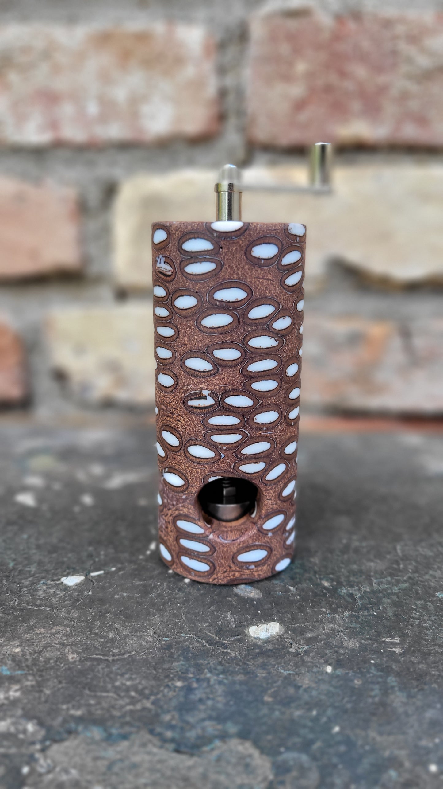 Muskatmühle Banksia-Zapfen mit Epoxy
